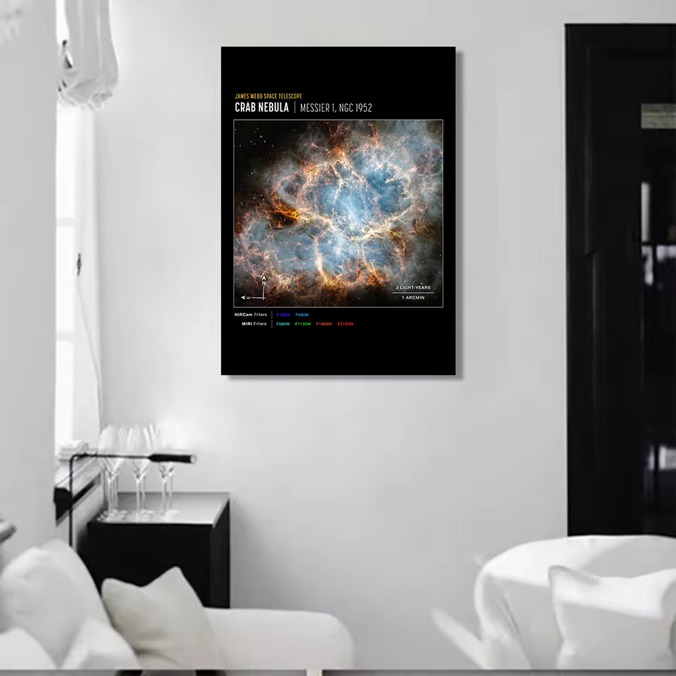제임스 웹 망원경 우주 사진 우주 은하 게 성운 포스터 - Star Map Poster 리뷰 및 가격