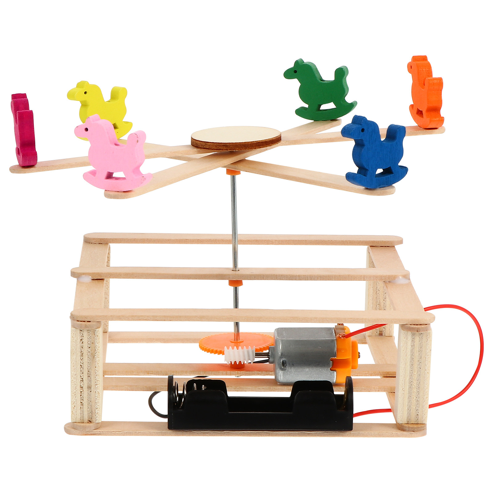 1세트 DIY 전기 회전목마 조립 키트, 어린이 STE - Science Kit 리뷰 및 가격