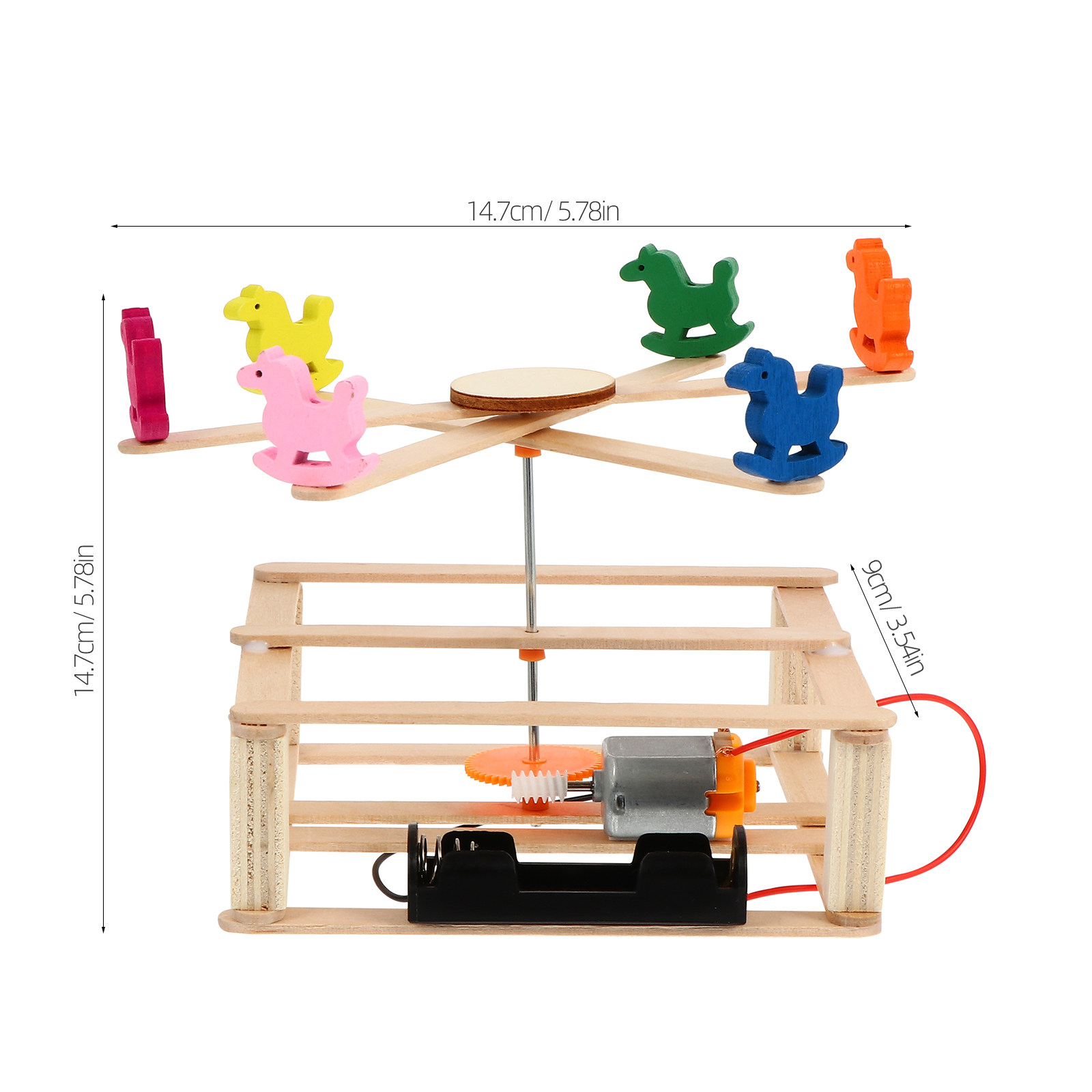 1세트 DIY 전기 회전목마 조립 키트, 어린이 STE - Science Kit 리뷰 및 가격